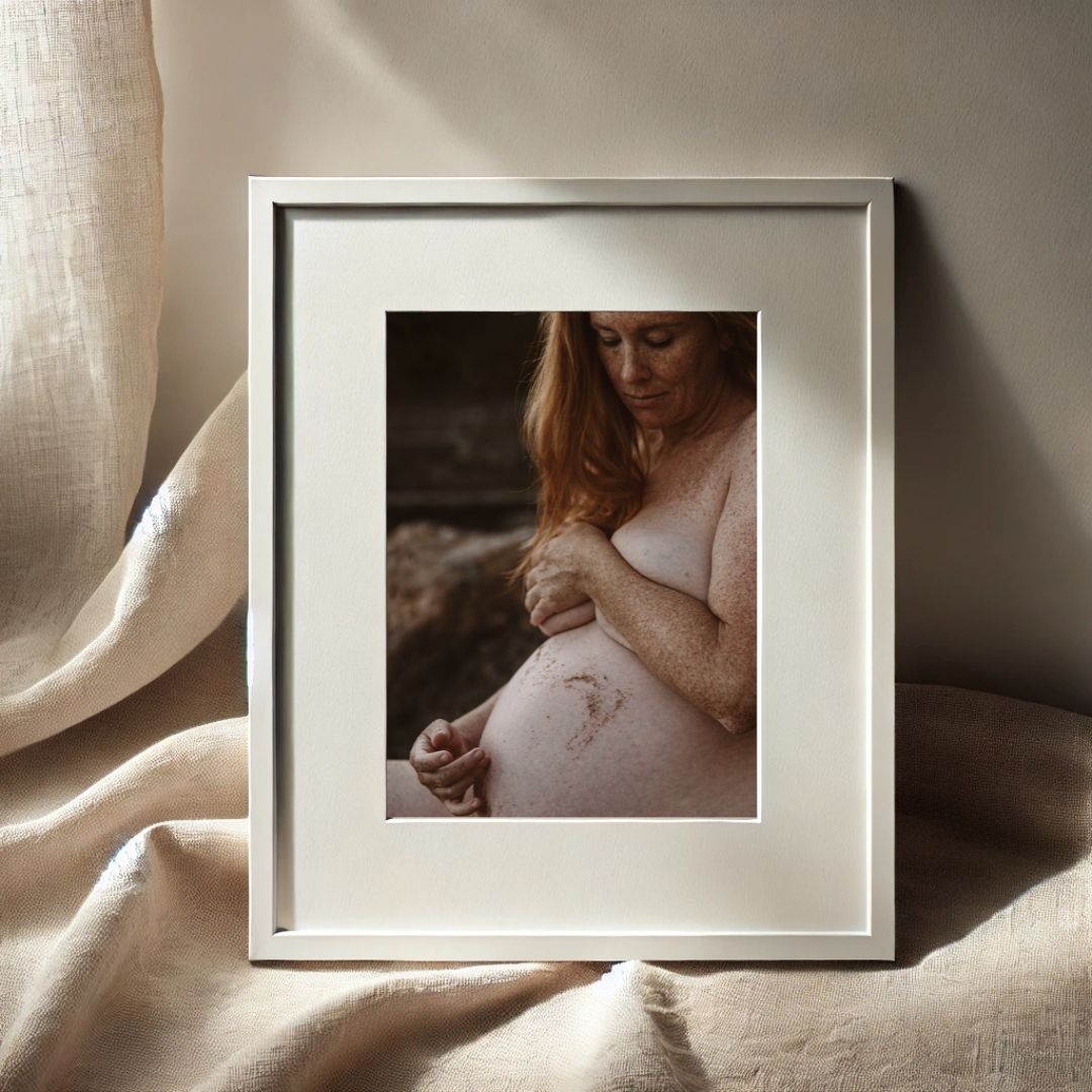 gravidfoto innramming fotograf kristiansand kvalitet