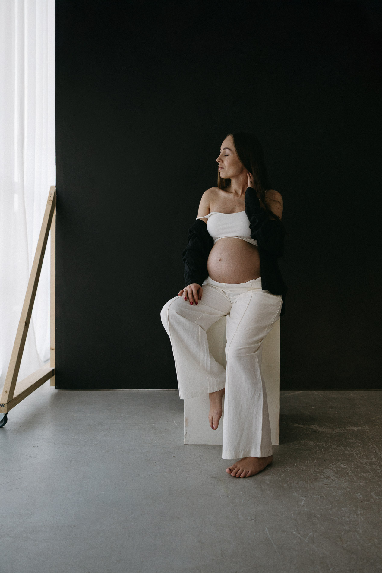 gravidfotografering studio kristiansand fagerdalfotografering